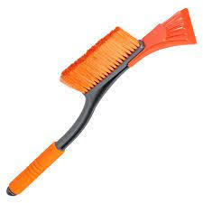 Щетка для очистки снега со скребком ARNEZI 52см фото 