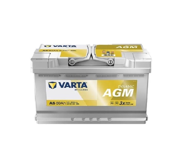 Аккумуляторная батарея VARTA Silver Dynamic AGM 80 А/ч о/п