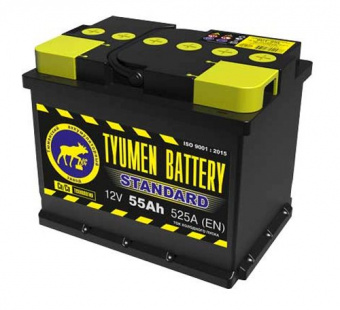 Аккумуляторная батарея Tyumen Battery 6СТ-55L STANDARD обратной полярности