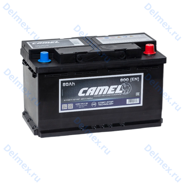 Аккумуляторная батарея 12V 80Ah (0) AGM CAMEL (AGM VRL480) оп фото 