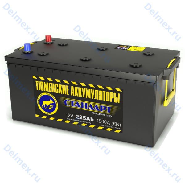 Аккумуляторная батарея Тюменские Аккумуляторы 6СТ-225LR СТАНДАРТ обратной полярности фото 