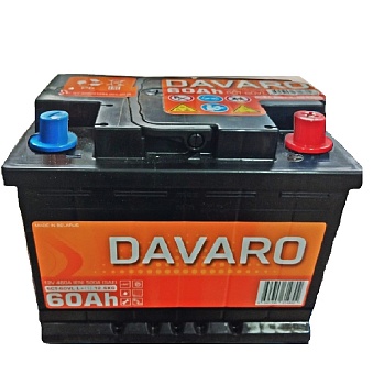 Аккумулятор DAVARO 6СТ-60 о/п фото 