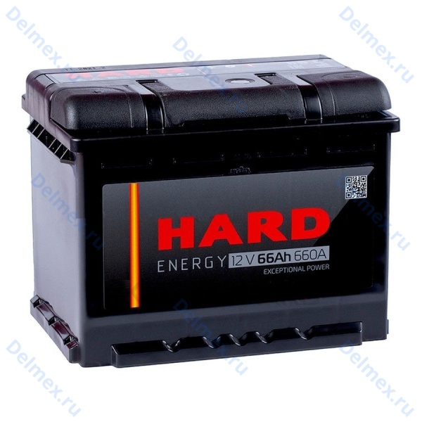Фото Аккумуляторная батарея HARD 6СТ-66VL прямой полярности