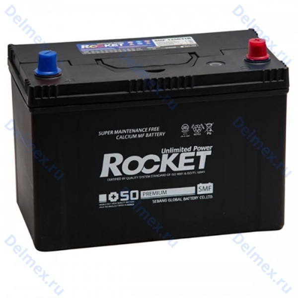 Аккумуляторная батарея ROCKET 6СТ-100 Азия обратной полярности фото 