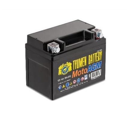 Аккумуляторная батарея Tyumen Battery 6МТС-4 Moto AGM обратной полярности