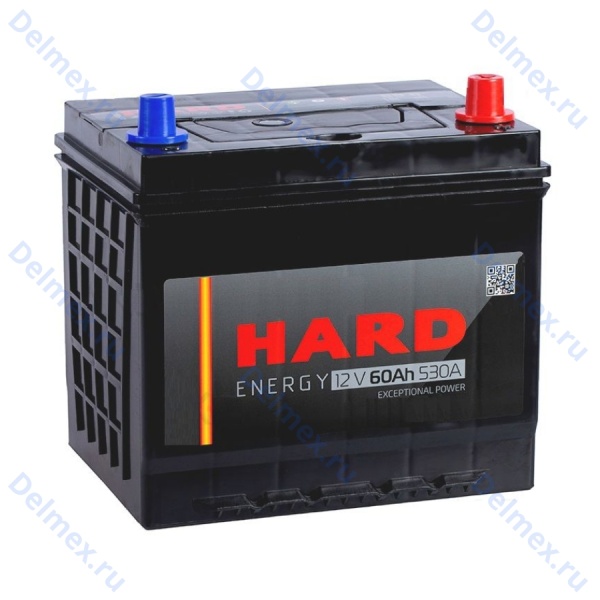 Аккумуляторная батарея HARD 6СТ-60VL Азия обратной полярности 65D23L фото 