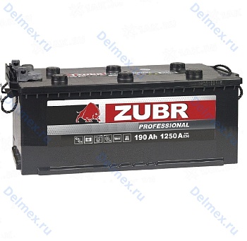 Аккумуляторная батарея ZUBR Professional 190Ah п/п фото 