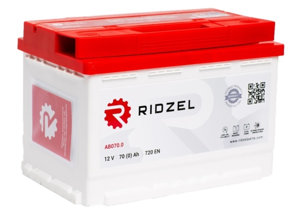 Аккумуляторная батарея RIDZEL 12V 70Ah обратной полярности