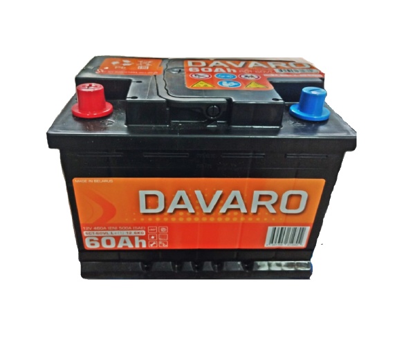 Аккумулятор DAVARO 6СТ-60 п/п фото 