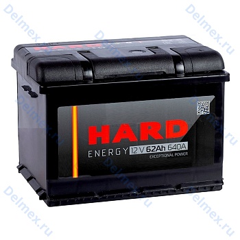 Аккумуляторная батарея HARD 6СТ-62VL обратной полярности низкий