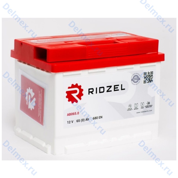 Аккумуляторная батарея RIDZEL 12V 65Ah обратной полярности
