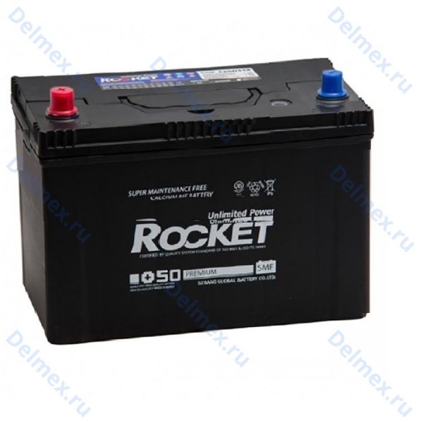 Аккумуляторная батарея ROCKET 6СТ-100 Азия прямой полярности фото 