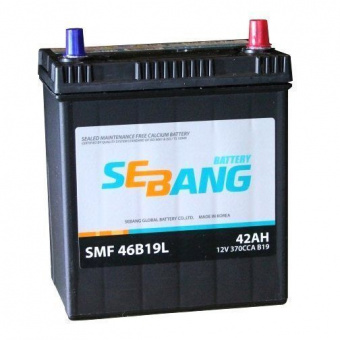 Аккумуляторная батарея SEBANG SMF 6СТ-42 оп 46B19L