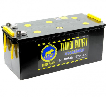 Аккумуляторная батарея Tyumen Battery 6СТ-190L STANDARD изделие 105-01 вывод под болт