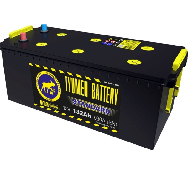 Аккумуляторная батарея Tyumen Battery 6СТ-132L STANDARD прямой полярности