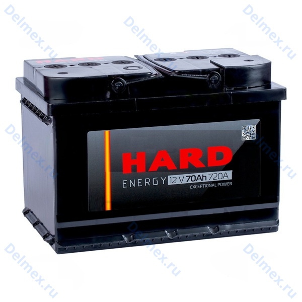 Аккумуляторная батарея HARD 6СТ-70VL обратной полярности