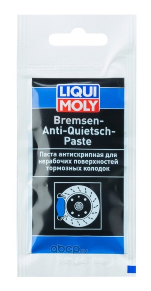 Смазка для тормозных систем Bremsen-Anti-Quietsch-Paste 0,01 кг  LiquiMoly 7585