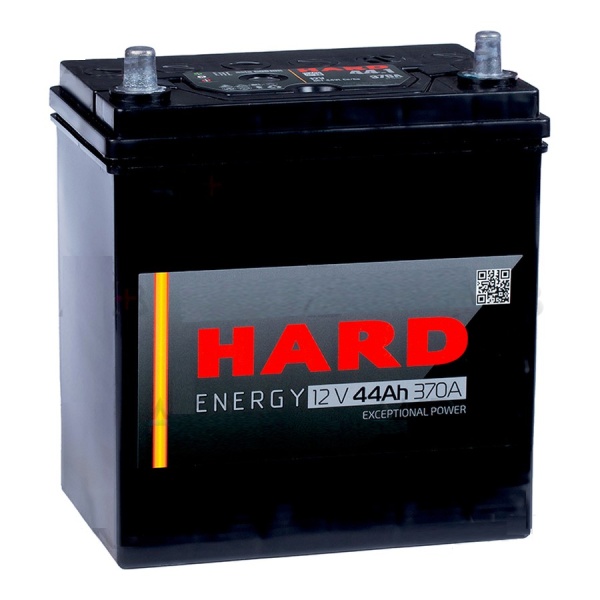 Фото Аккумуляторная батарея HARD 6СТ-44VL ASIA обратной полярности