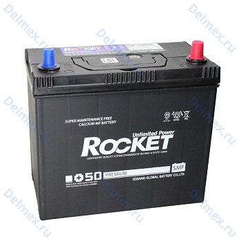 Аккумуляторная батарея ROCKET 6СТ-55 Asia обратной полярности