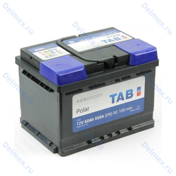Аккумуляторная батарея TAB 6СТ-60L POLAR обратной полярности 56008 SMF