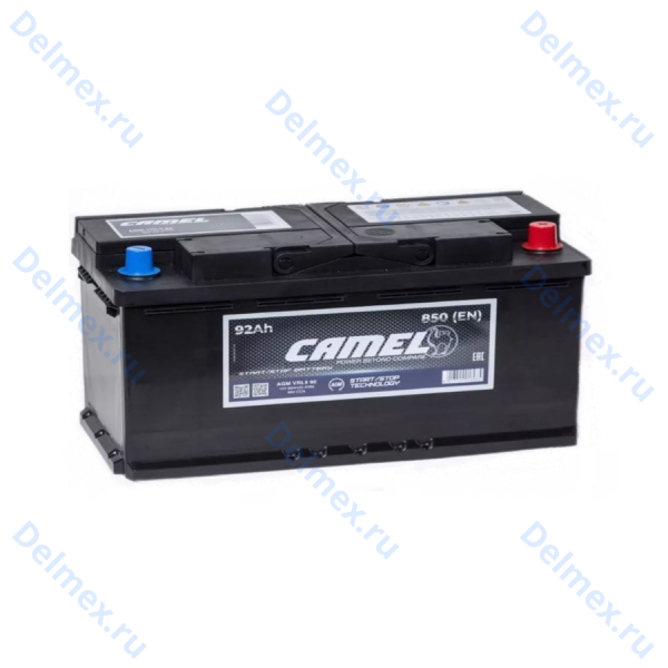 Аккумуляторная батарея 12V 92Ah (0) AGM CAMEL (AGM VRL592) оп фото 
