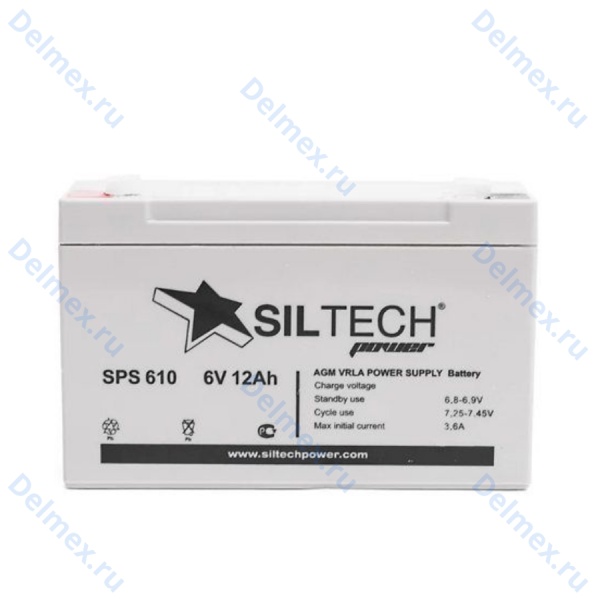 Аккумуляторная батарея SILTECH 3ТБ-12 612 AGM