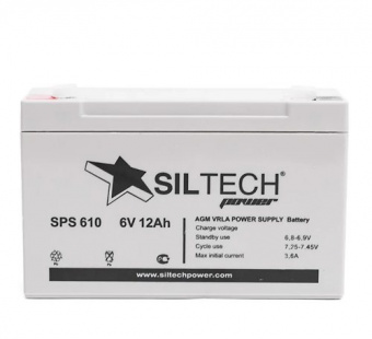 Аккумулятор SILTECH 6V12A SPS