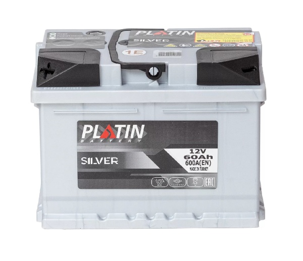 Аккумуляторная батарея 6СТ-60 PLATIN SILVER  (58827) пп фото 