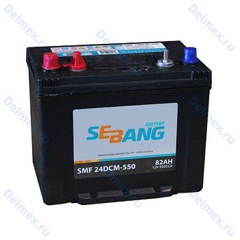Аккумуляторная батарея SEBANG 6СТ-82L Marine (24DCM-550) прямой полярности